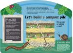 Garden Sign- Building a Compost Cake-PDF Download