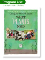 K, Caring for Our Pet Plants- Program Download